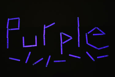1.5 inch Purple Mini Glow Sticks- 50 Per Package